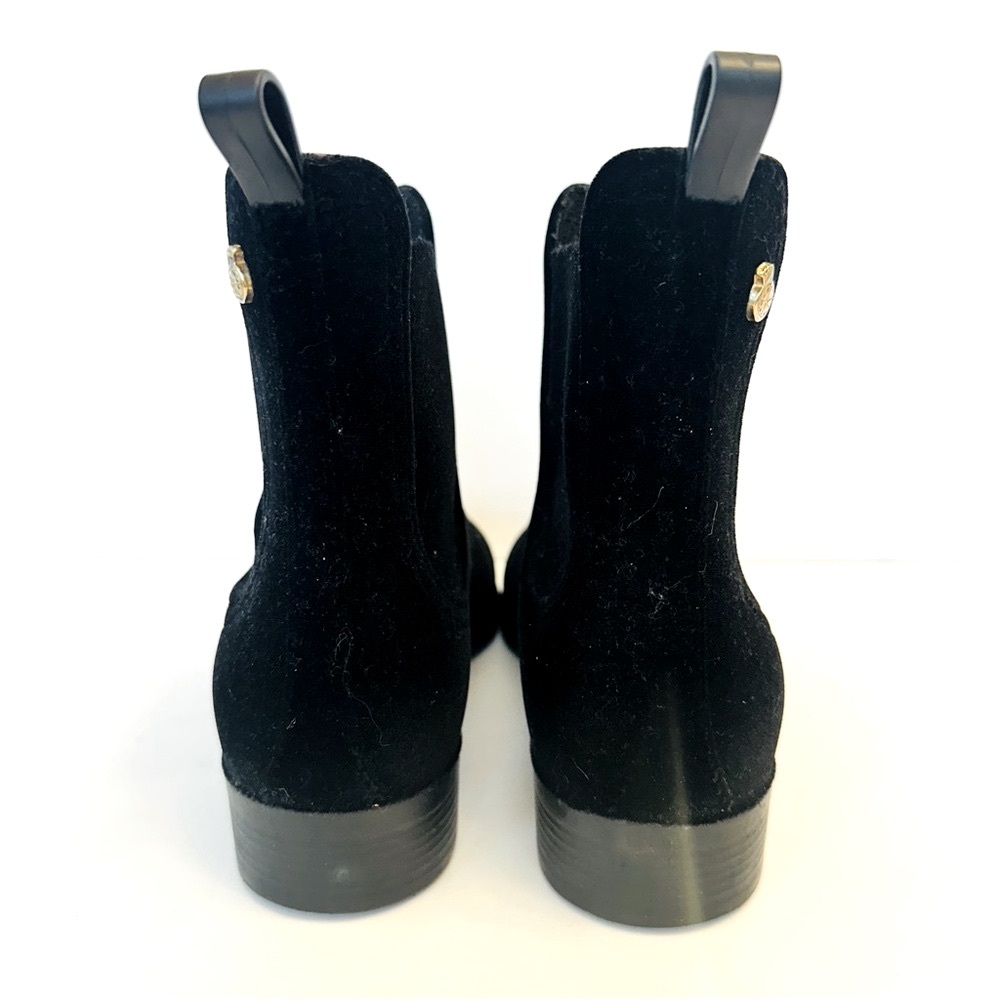 Lemon Jelly Velvet black Chelsea waterproof boots, size 38 - Picture 6 of 10